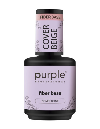 PURPLE FIBER BASE COVER BEIGE 15ML