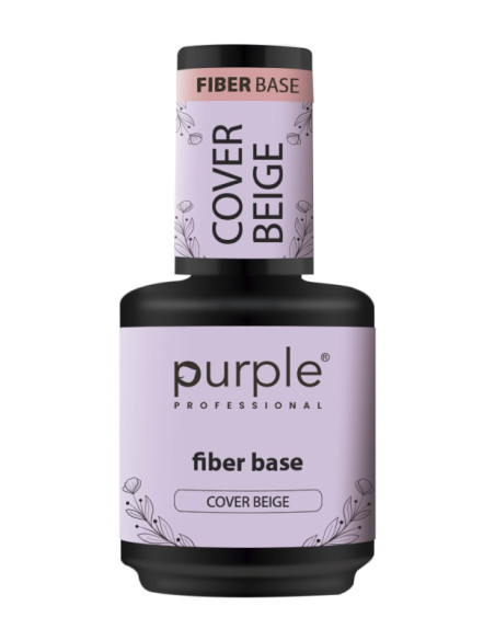 PURPLE FIBER BASE COVER BEIGE 15ML