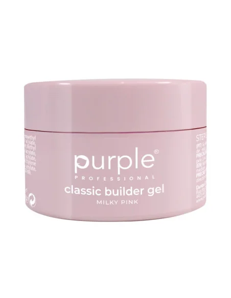 PURPLE CLASSIC BUILDER GEL MILKY PINK 50GR