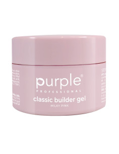 PURPLE CLASSIC BUILDER GEL MILKY PINK 15GR