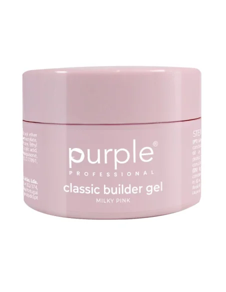 PURPLE CLASSIC BUILDER GEL MILKY PINK 15GR