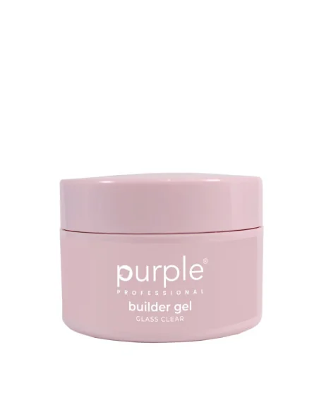 PURPLE CLASSIC BUILDER GEL GLASS CLEAR 15GR