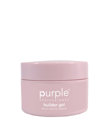 PURPLE CLASSIC BUILDER GEL MILKY WHITE OPACK 15GR