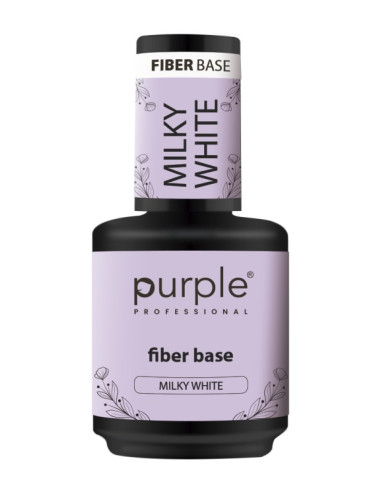 PURPLE FIBER BASE MILKY WHITE 15ML