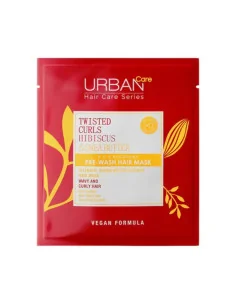 URBAN CARE TWISTED CURLS HIBISCUS & SHE BUTTER PRE-WASH HAIR MASK 50ML