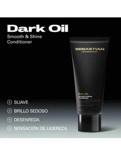 SEBASTIAN DARK OIL SMOOTH & SHINE CONDITIONER 200ML 2