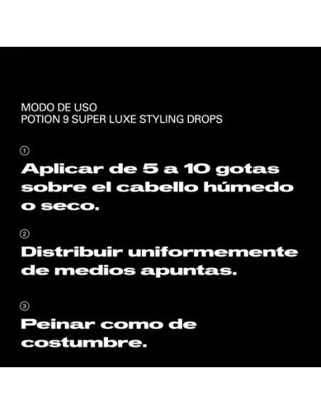 Sebastian Potion 9 Super Luxe Styling Drops 30ml