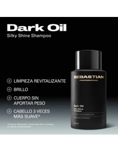 SEBASTIAN DARK OIL SILKY SHINE SHAMPOO 50ML (TALLA DE VIAJE) 2