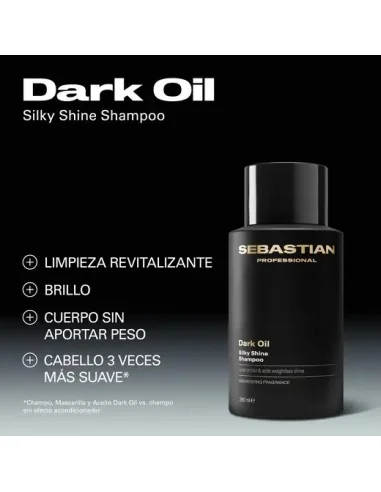 SEBASTIAN DARK OIL SILKY SHINE SHAMPOO 50ML (TALLA DE VIAJE)