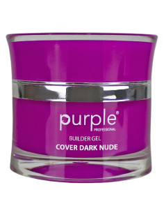 ***PURPLE GEL DE CONSTRUCCION COVER DARK NUDE 50GR***
