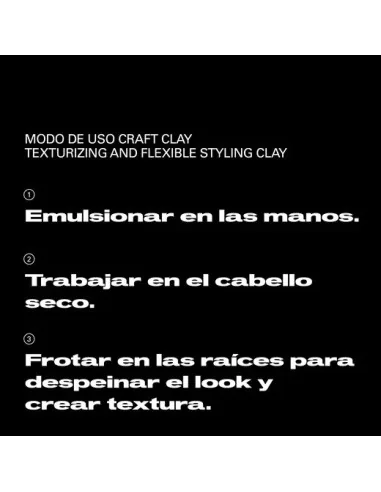 SEBASTIAN CRAFT CLAY TEXTURIZING AND FLEXIBLE STYLING CLAY 50ML