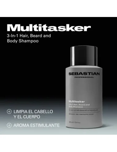 Sebastian Multi-tasker 3-in-1 Hair Bard & Body Shampoo 50ml