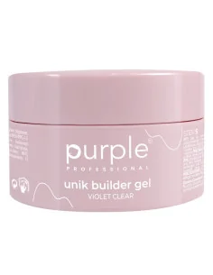 PURPLE UNIK BUILDER GEL VIOLET CLEAR 100GR