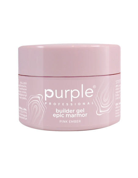 PURPLE BUILDER GEL EPIC MARMOR PINK EMBER 15GR