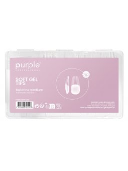 PURPLE SOFT GEL TIPS...