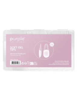 PURPLE SOFT GEL TIPS ALMOND...