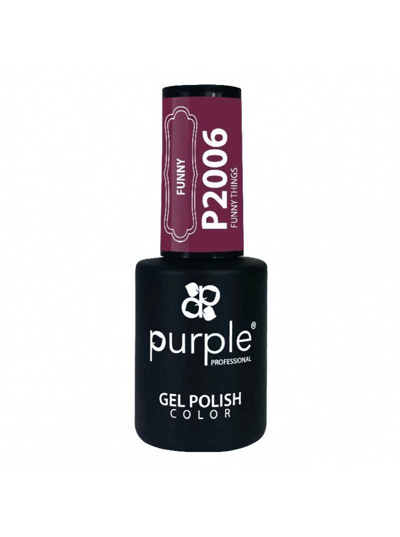 PURPLE GEL POLISH COLOR FUNNY THINGS 10ML|Mathiss