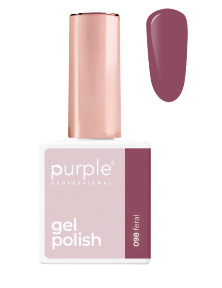 PURPLE GEL POLISH 098 FERAL 10ML