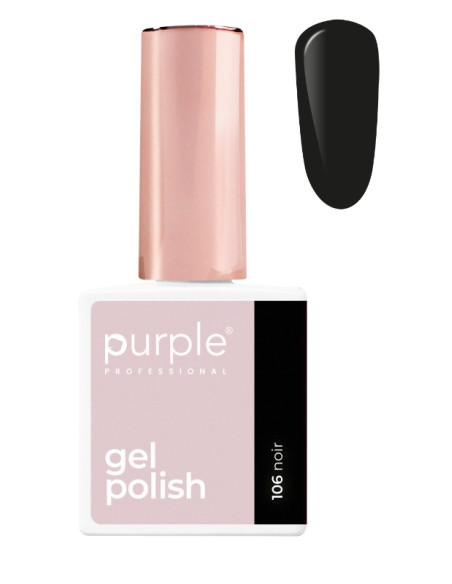 PURPLE GEL POLISH 106 NOIR 10ML