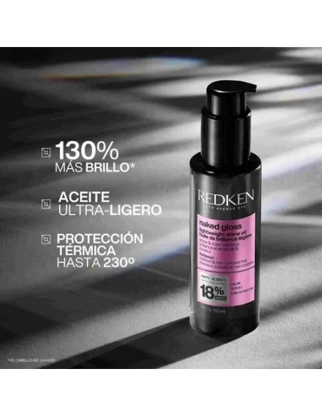 REDKEN NAKED GLOSS LIGHTWEIGHT SHINE OIL 100ML
