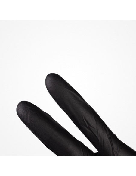 LUNA GUANTES NITRILO NEGROS T/GRANDE 100UDS