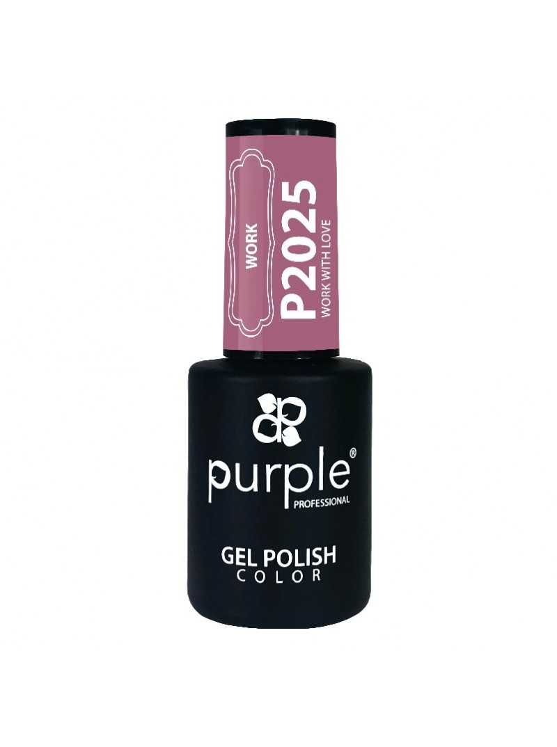 PURPLE GEL POLISH COLOR WORK WHITH LOVE 10ML|Mathiss