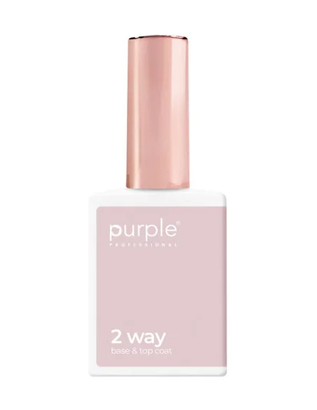 PURPLE 2 WAY BASE & TOP COAT 15ML