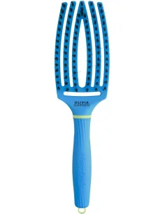 OLIVIA GARDEN FINGERBRUSH BOAR & NYLON MEDIUM TURBO BLUE 2
