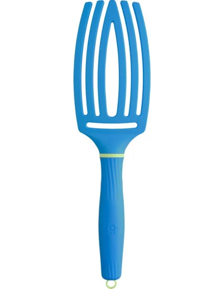 Olivia Garden Fingerbrush Boar & Nylon Medium Turbo Blue