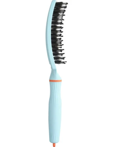 Olivia Garden Fingerbrush Boar & Nylon Medium Bubble Blue