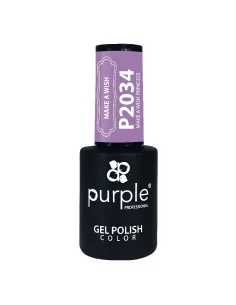 PURPLE GEL POLISH COLOR MAKE A WISH PRINCESS 10ML