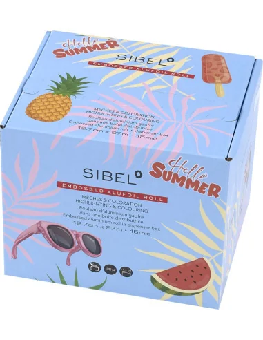 SIBEL ROLLO ALUMINIO GOFRADO 12,7CM X 97M HELLO SUMMER
