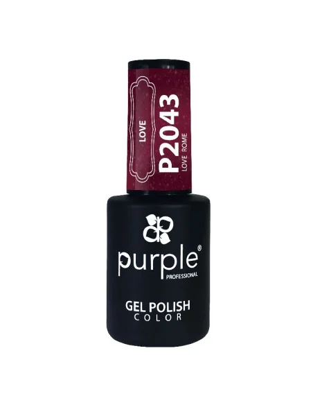 PURPLE GEL POLISH COLOR LOVE ROME 10ML