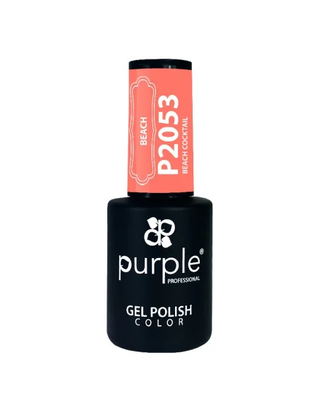 PURPLE GEL POLISH COLOR BEACH COCKTAIL 10ML