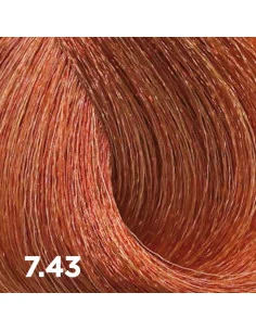 KAARAL BACO COLOR FAST 10'MIN 7.43 RUBIO MEDIO COBRE DORADO 100ML 2