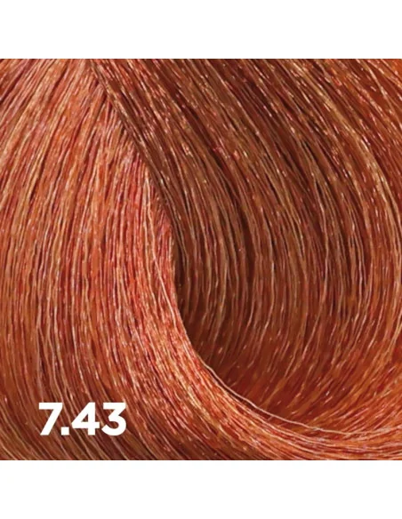 KAARAL BACO COLOR FAST 10'MIN 7.43 RUBIO MEDIO COBRE DORADO 100ML