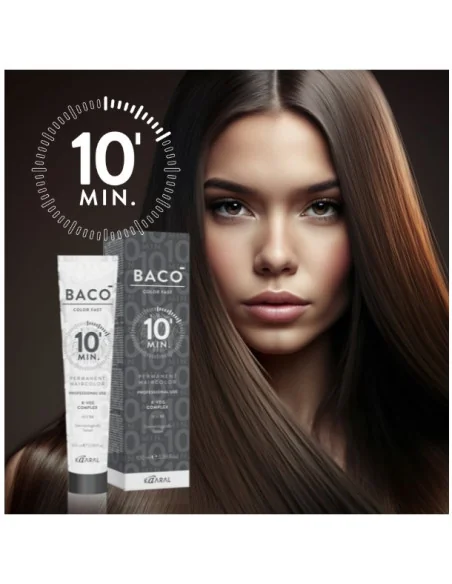 KAARAL BACO COLOR FAST 10'MIN 5.44 CASTAÑO CLARO COBRE INTENSO 100ML