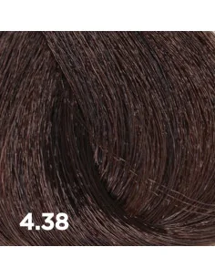 KAARAL BACO COLOR FAST 10'MIN 4.38 CASTAÑO MEDIO DORADO MARRON 100ML 2