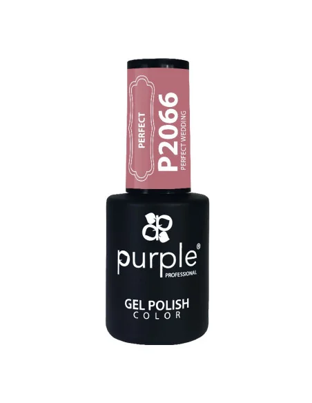 PURPLE GEL POLISH COLOR PERFECT WEDDING 10ML