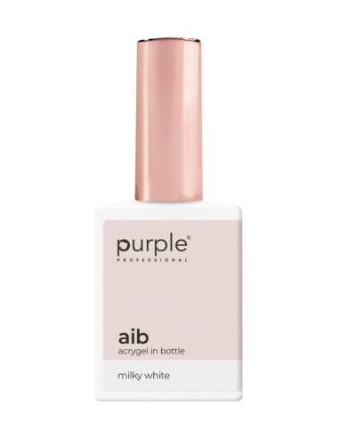 PURPLE ACRYGEL IN BOTTLE MILKY WHITE 15ML