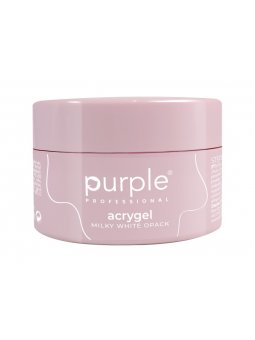 PURPLE ACRYGEL MILKY WHITE...