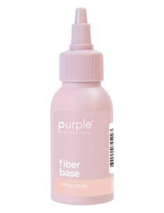 PURPLE FIBER BASE MILKY BEIGE 60ML (RECARGA)