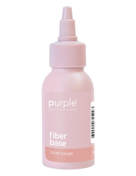 PURPLE FIBER BASE COVER BEIGE 60ML (RECARGA)