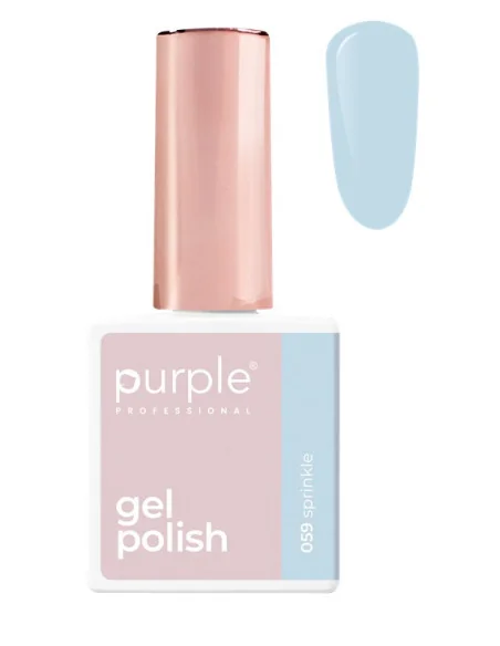 PURPLE GEL POLISH 059 SPRINKLE 10ML