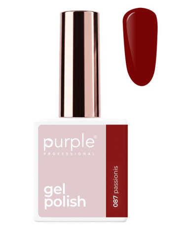 PURPLE GEL POLISH 087 PASSIONS 10ML