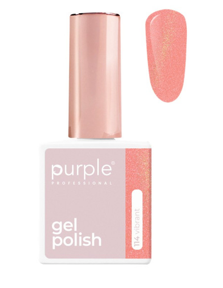 PURPLE GEL POLISH 114 VIBRANT 10ML