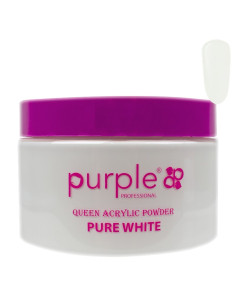 ***PURPLE POLVO ACRILICO PURE WHITE 200GR***