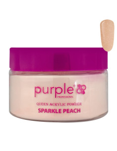 ***PURPLE POLVO ACRILICO SPARKLE PEACH 50GR***