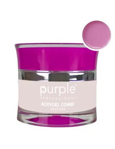 PURPLE ACRYGEL COMBI MILKY PINK 50GR