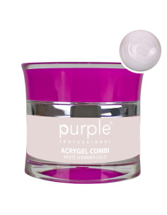 PURPLE ACRYGEL COMBI WHITE SHIMMER GOLD 50ML